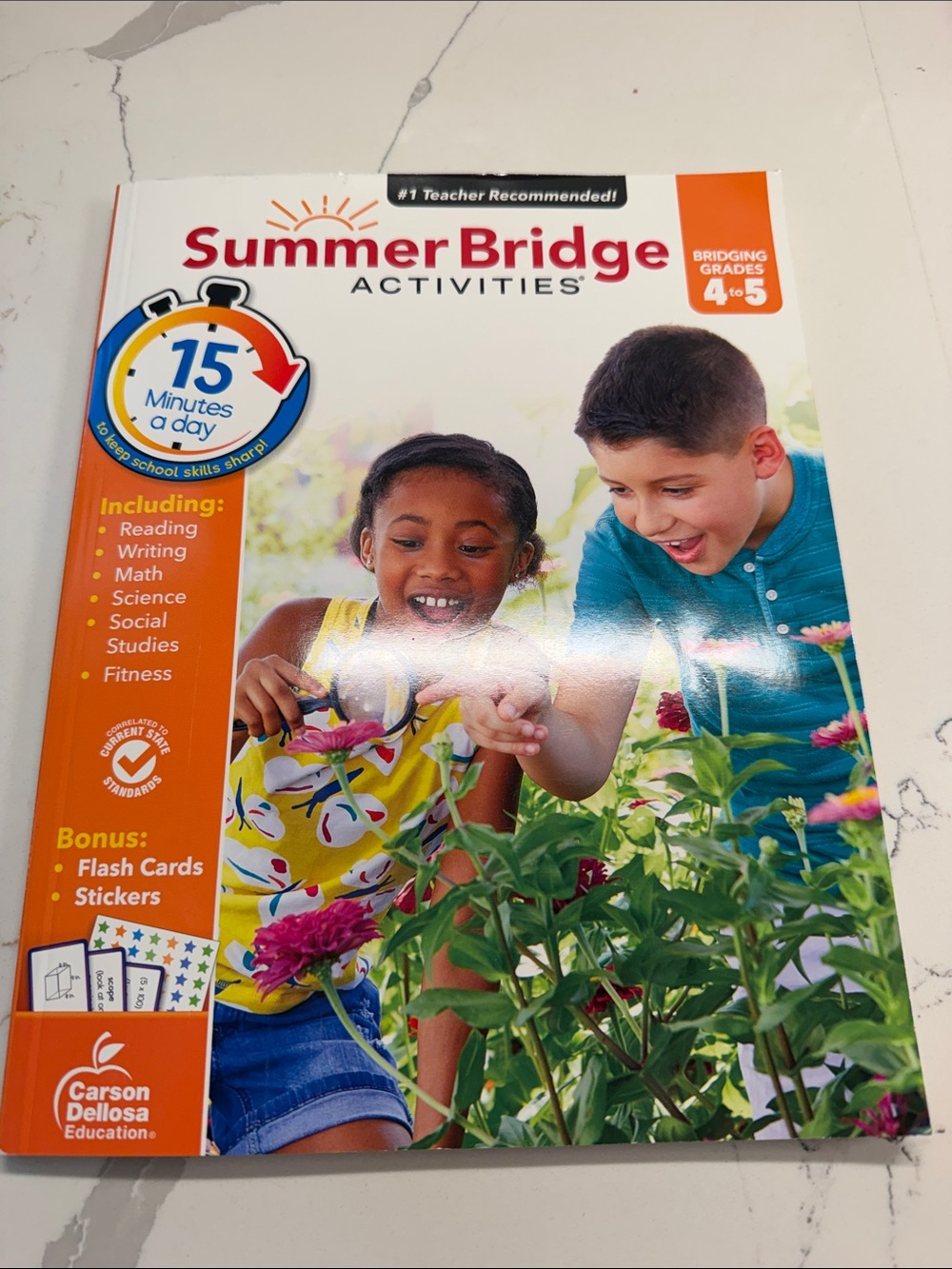 Summer Bridge Activities Workbook for Kids – Orange (Bridging Grades 4-5)
